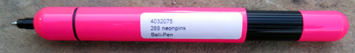 LAMY PICO POCKET PEN IN FLUORESCENT PINK. BALLPOINT. NEW OLD STOCK. 
